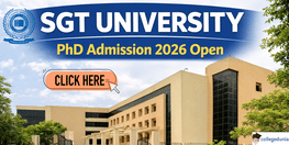 SGT University PhD Admission 2026 27 Open